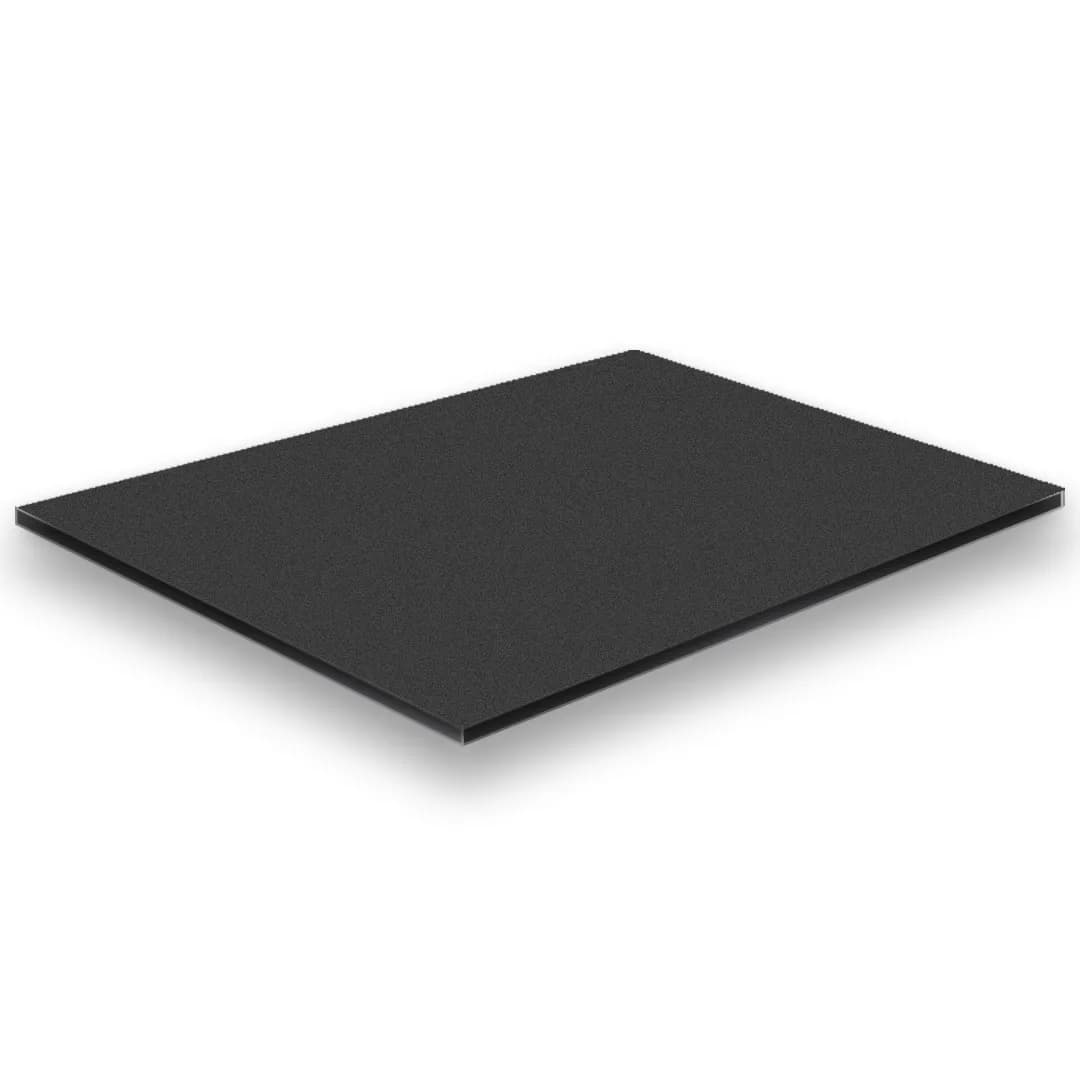 Plancha ACM Black Silver 1.22m x 2.44m - 4mm (OST514)