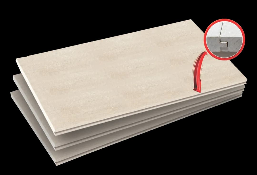 Plancha de Plystone de 22mm  Machihembrado  Plycem (971677)