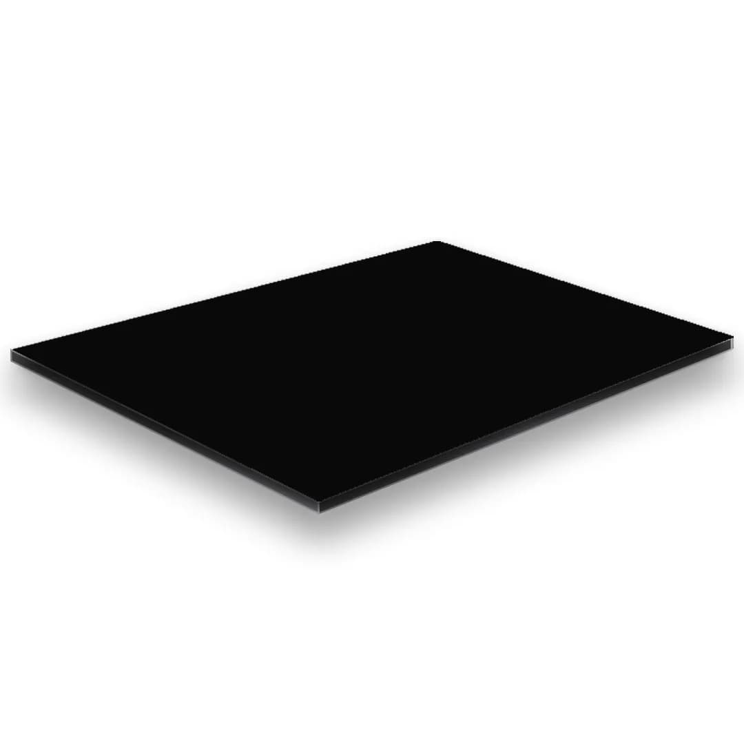 Plancha ACM Pure Black 1.22m x 2.44m - 4mm (OST105)