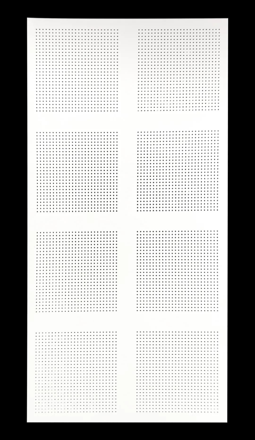 Plancha Acústica Sound Rey C8/18 N8 (perforación en cuadros segmentado. (528790) 4' x 8' - 1/2"