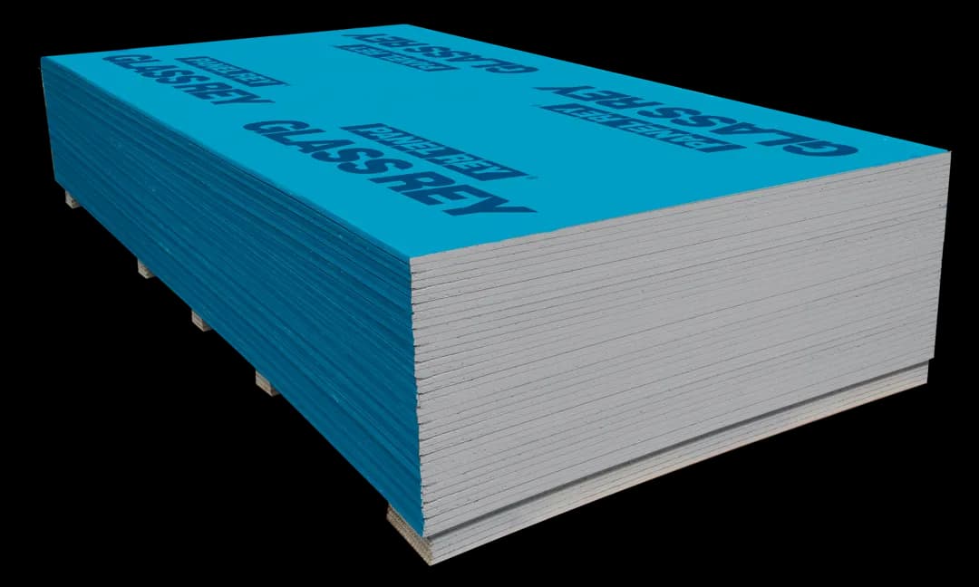 Plancha de yeso Glass Rey 4' x 8' - 1/2'' (803499)