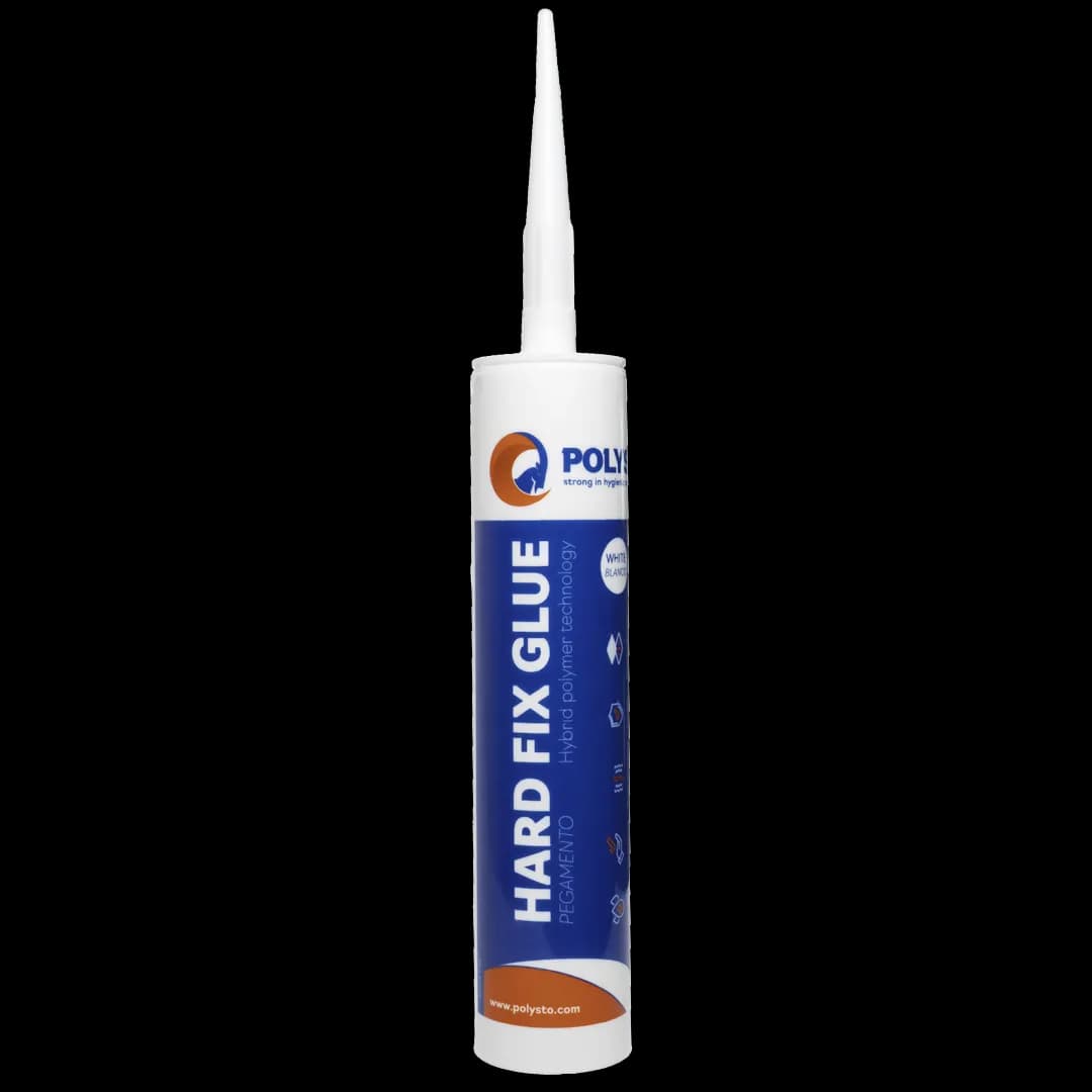 Pegamento Blanco Polysto Hard fix de 290 cc cartucho  (HFG-290)