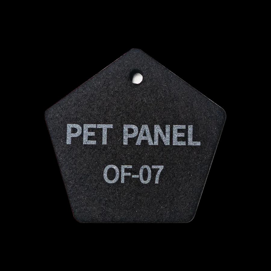 Panel Poliester 1.22 x 2.44 x9mm Color OF07 - Negro