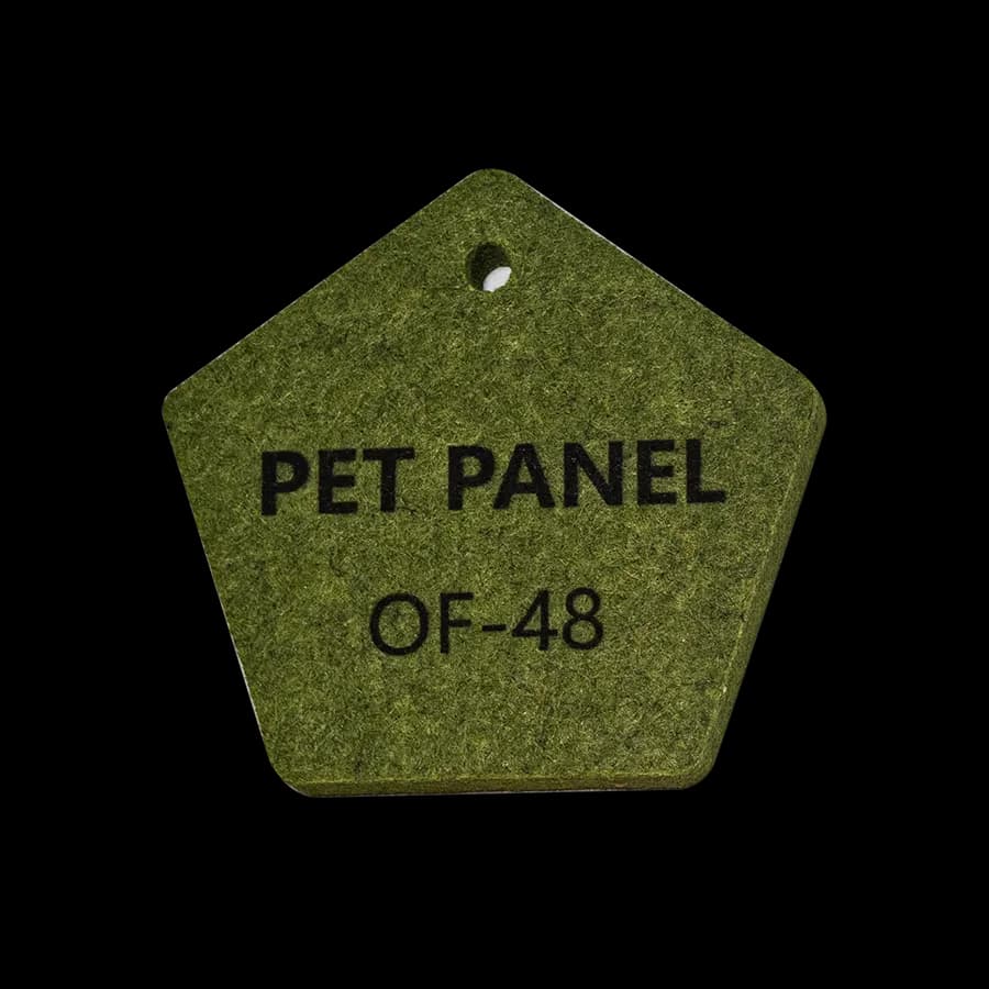 Panel Poliester 1.22 x 2.44 x9mm Color OF48 - Verde botella