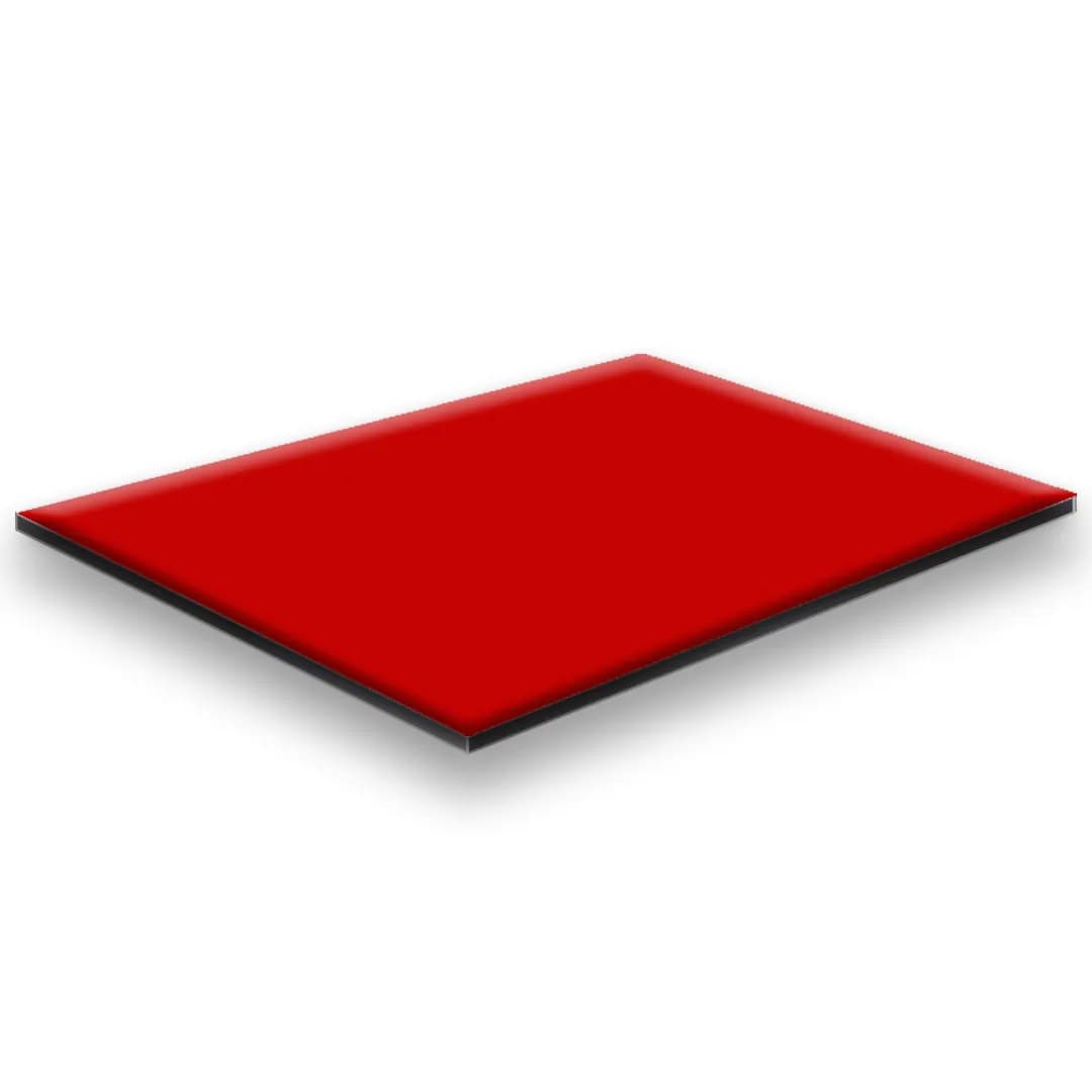 Plancha ACM Glossy Red 1.22m x 2.44m - 4mm (OST416)