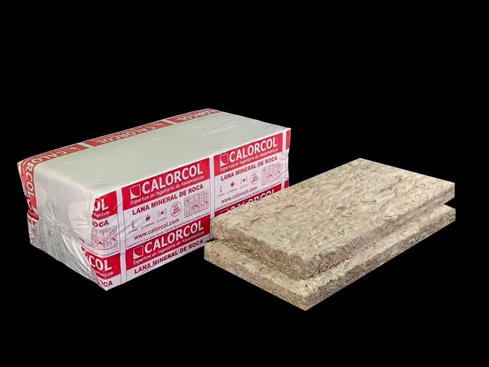 Lana Mineral Calorcol 0.41m x 1.22m 1 1/2" , 7 unid (3.5014 m2)) - 70kg/m3