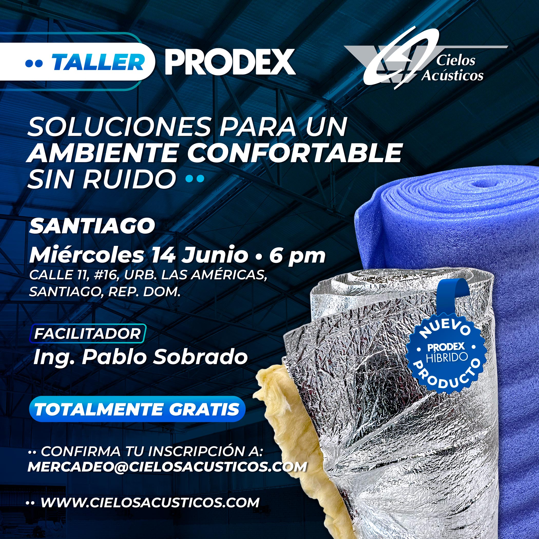 Cielos Acústicos Taller PRODEX 2023 Santiago2 Web